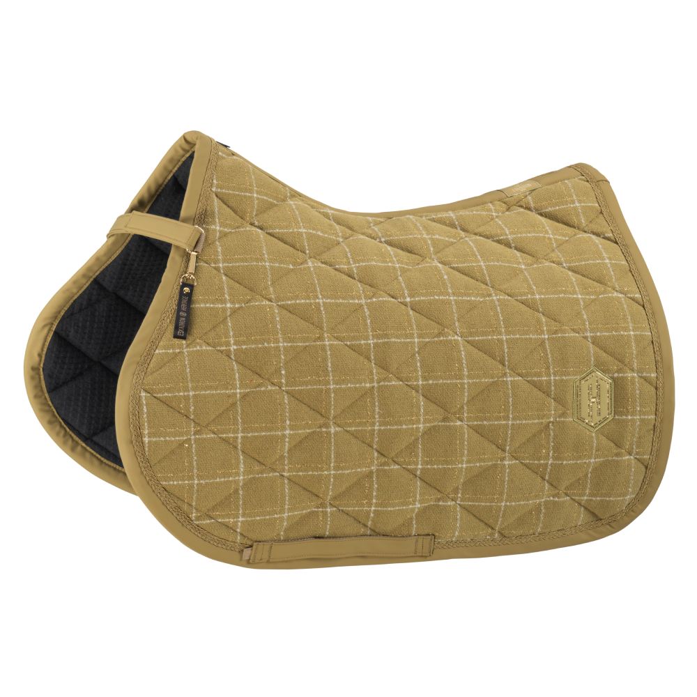 Eskadron Heritage 25/26 Bouclé Emblem Schabracke - cardamom, Größe Warmblut Dressur
