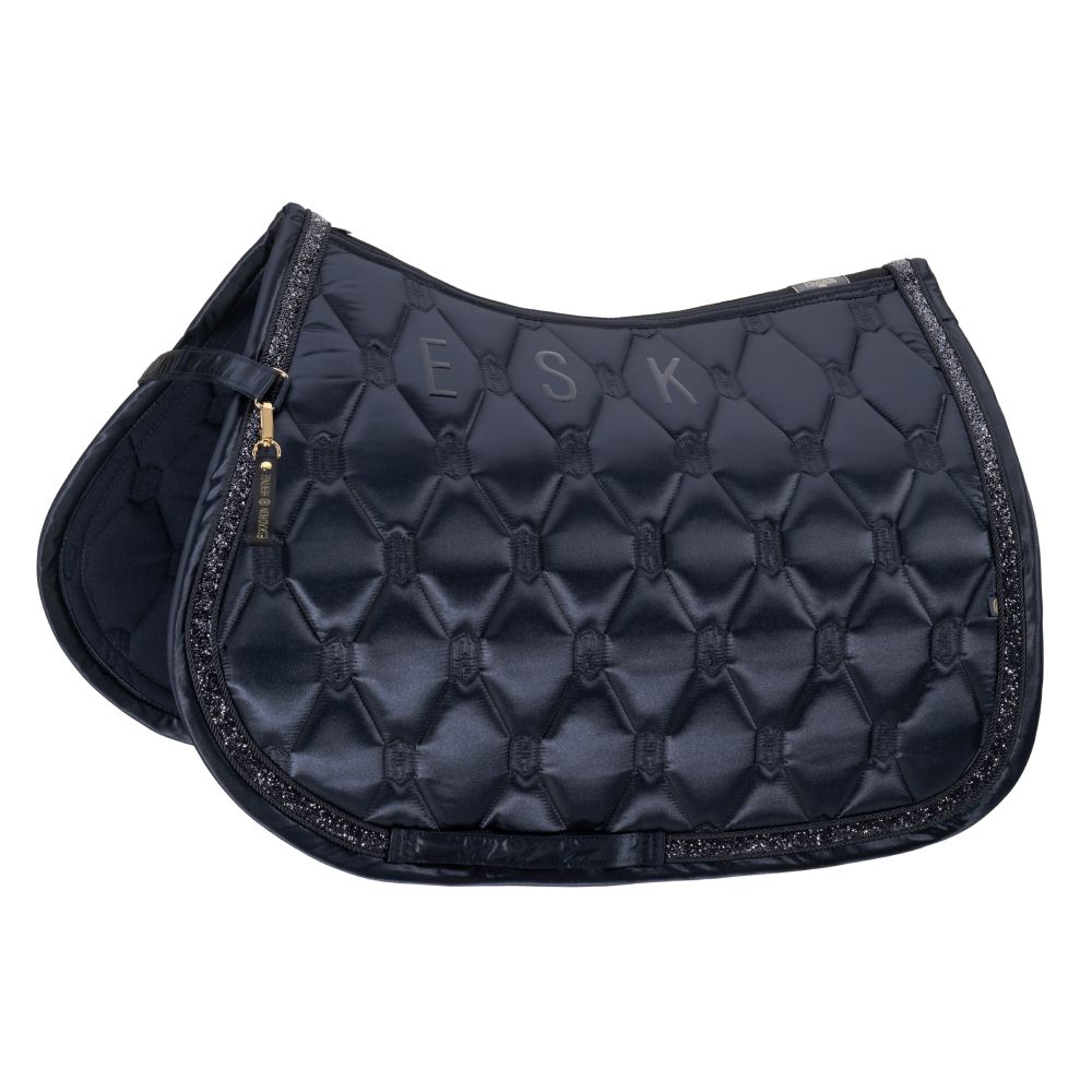 Eskadron Heritage 25/26 Satin Jewel Schabracke - navy, Größe Pony Dressur