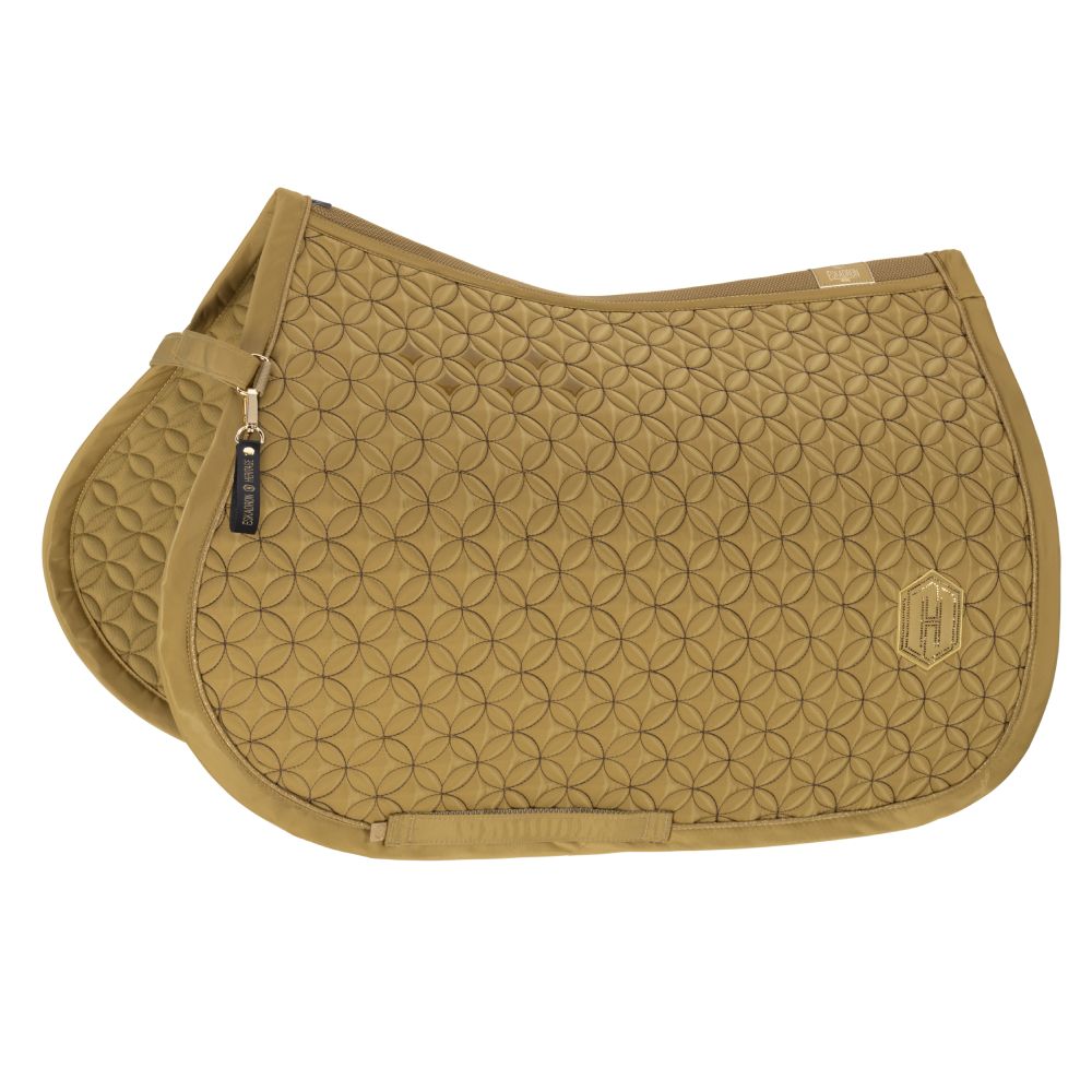 Eskadron Heritage 25/26 Highgloss Contrast Schabracke - cardamom, Größe Warmblut Dressur