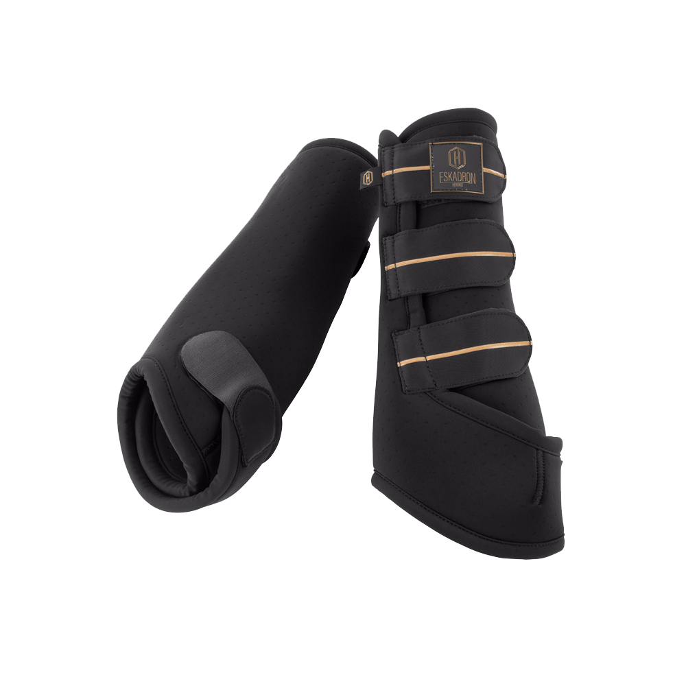 Eskadron Heritage 25/26 Pro Dressage Gamaschen hinten - black truffle, Größe Pony