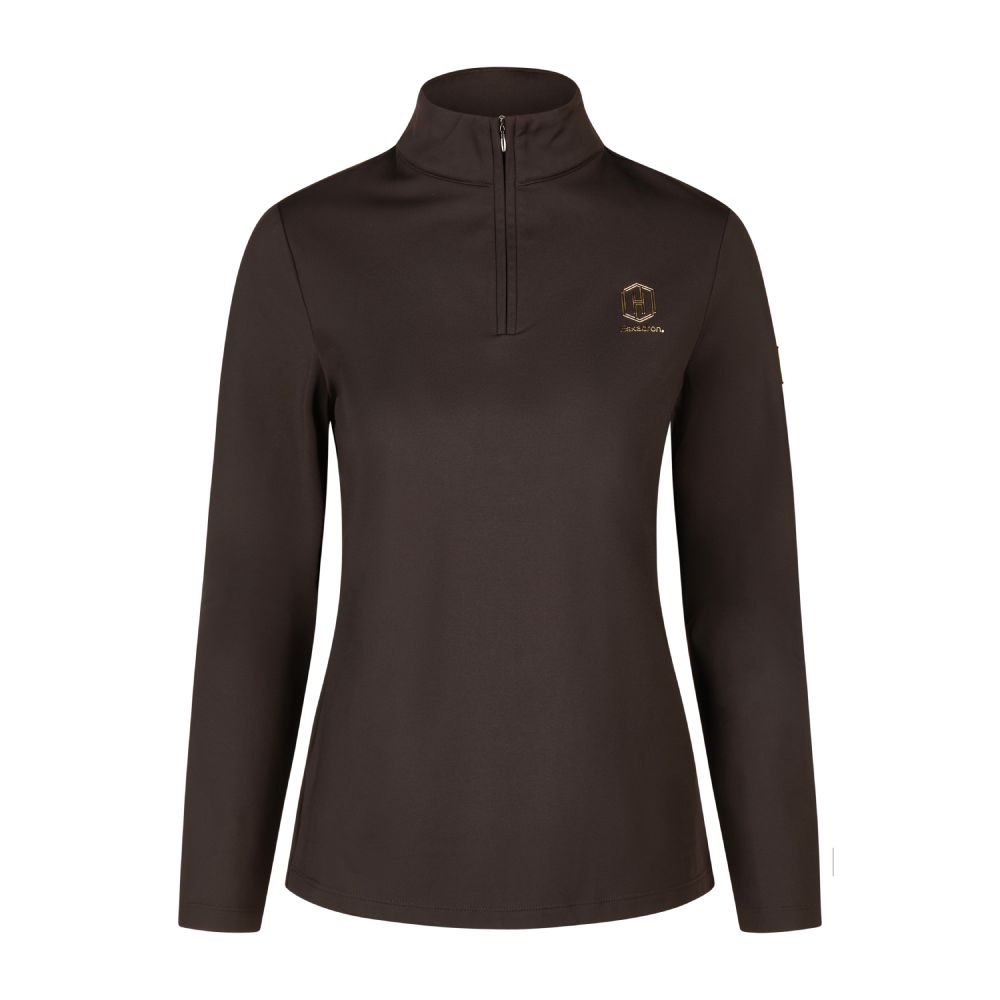 Eskadron Heritage 25/26 Half-Zip Shirt Damen - black truffle, Größe S