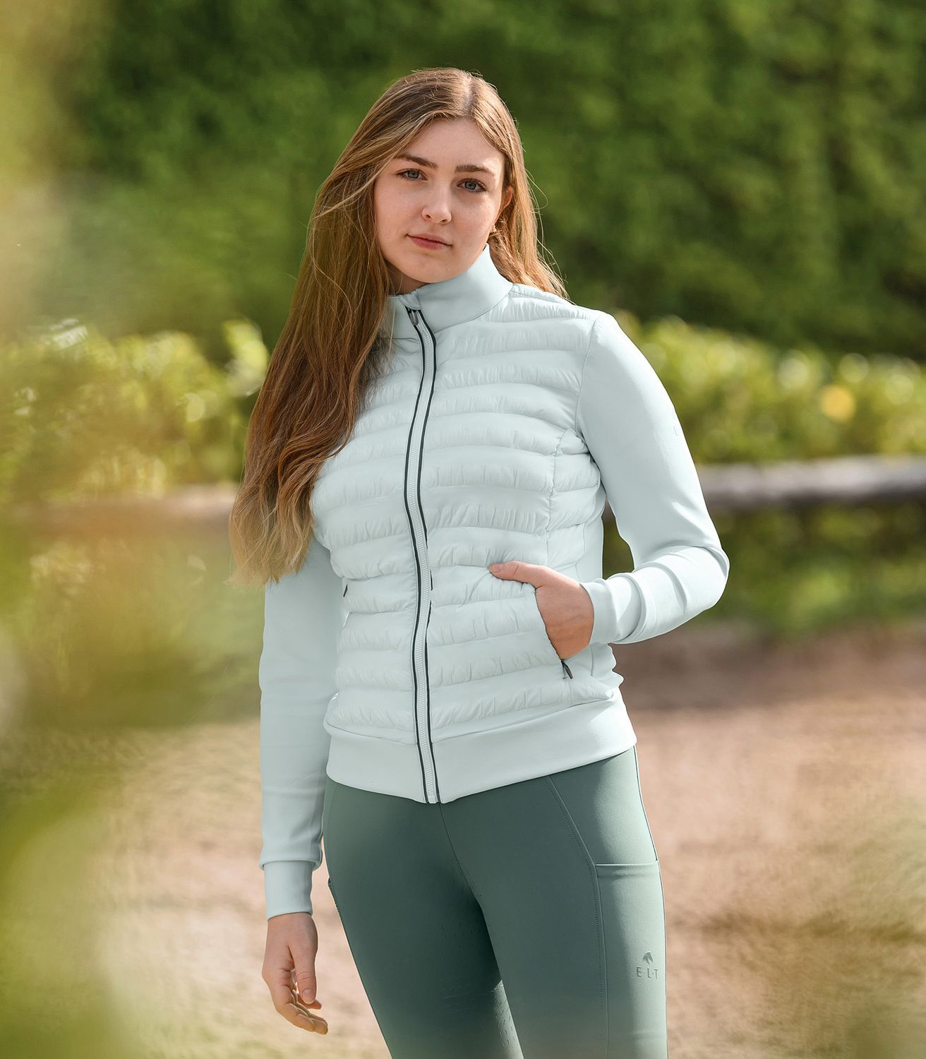 ELT Hybrid Steppjacke Sydney - mintgrün, Größe S