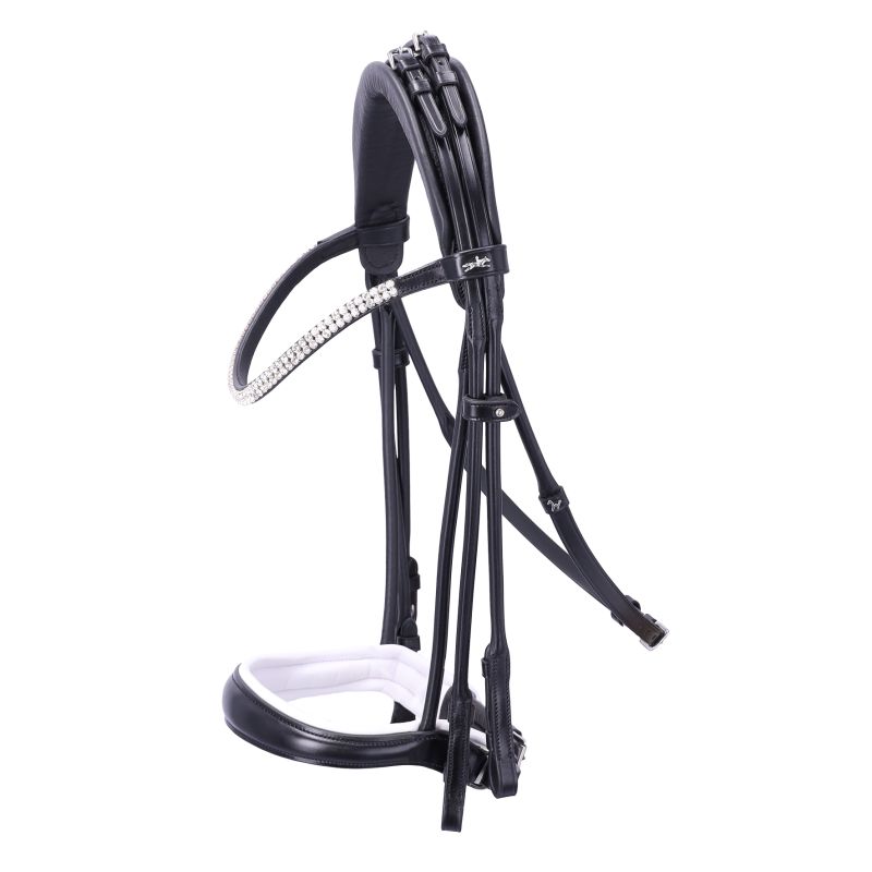 Schockemöhle Kandare SP Isabell Werth Bella Rose - black/white/silver, Größe WB