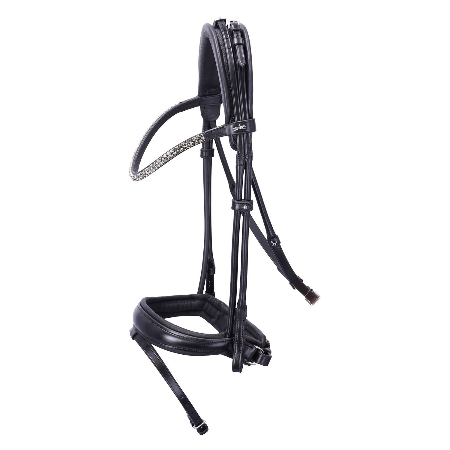 Schockemöhle Trense SP Isabell Werth Satchmo - black/silver, Größe WB