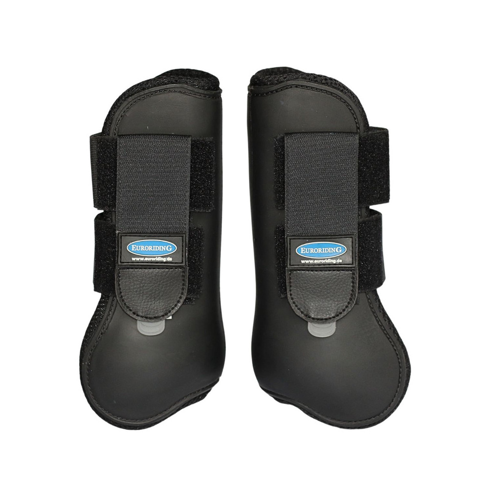 Euroriding Hartschalengamaschen Air Mesh - schwarz/schwarz, Größe L