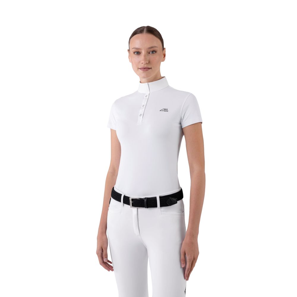 Equiline Lily Turniershirt Damen - weiß, Größe XS