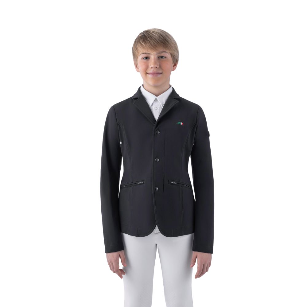 Equiline Jonnyk Jacket Jungen - schwarz, Größe 128/140