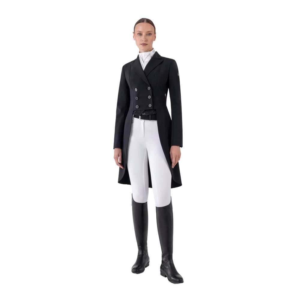 Equiline Marilyn Frack mit Strasssteinen Damen - schwarz, Größe 42