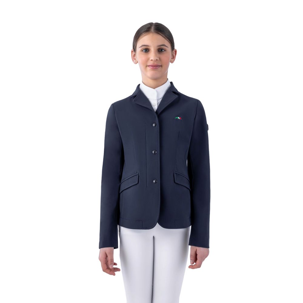 Equiline Carolink Turnierjacket Mädchen - blau, Größe 140/152