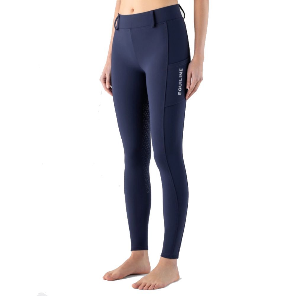 Equiline Steref Vollgrip Reitleggings Damen - cobalto, Größe L