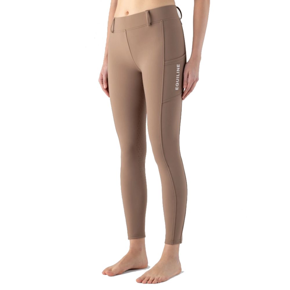 Equiline Steref Vollgrip Reitleggings Damen - cammello, Größe L