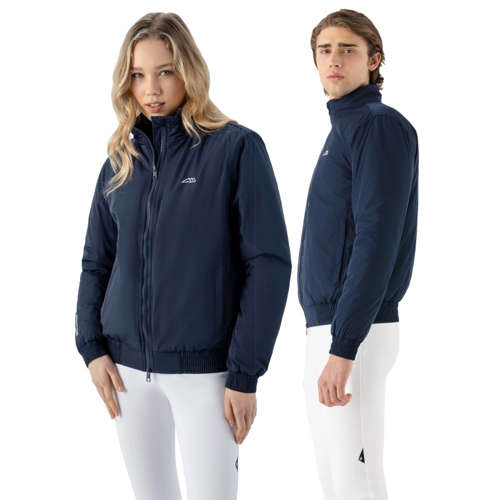 Equiline Eqcobrik Unisex-Bomberjacke - blau, Größe XS