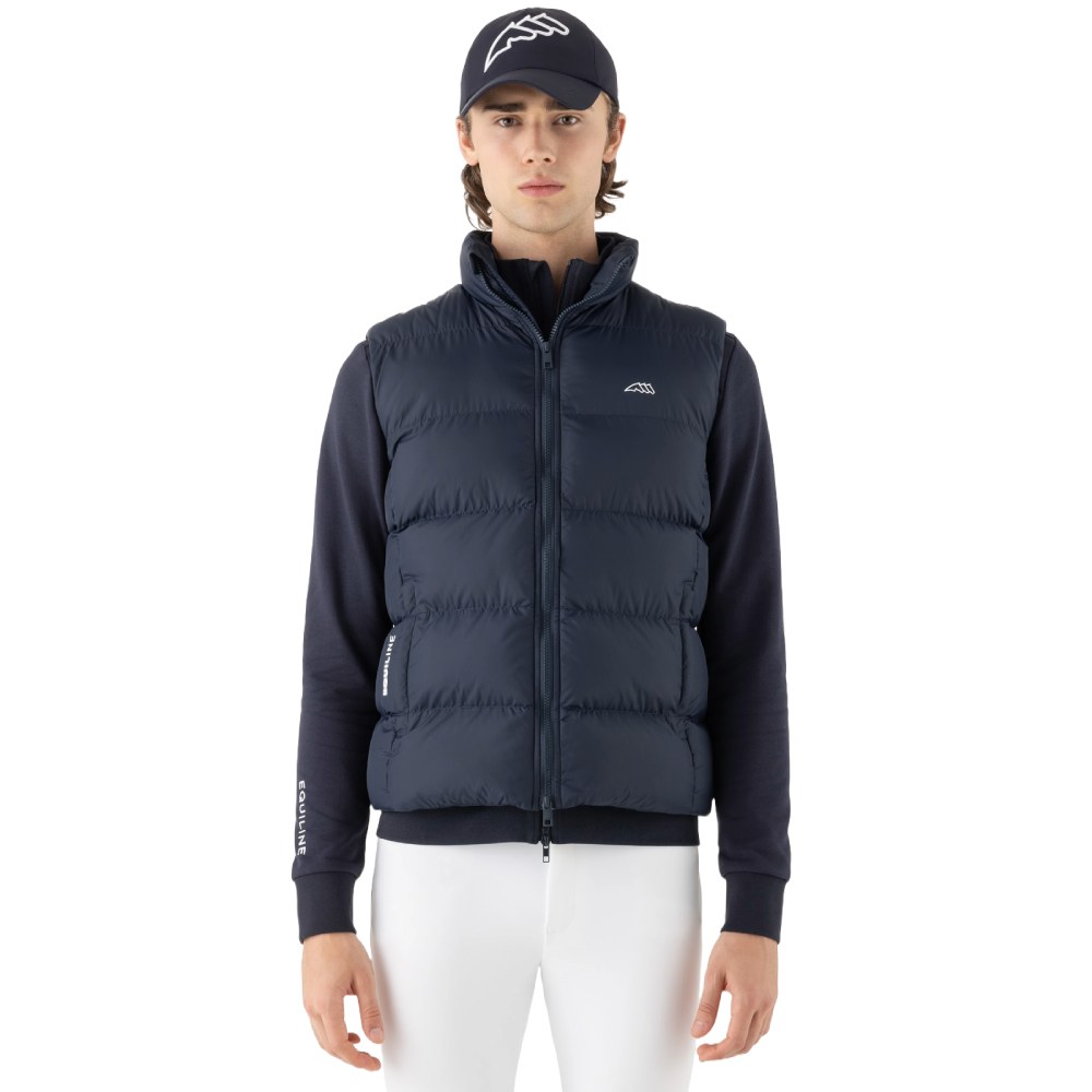 Equiline Eqcortek Steppweste Herren - blau, Größe S