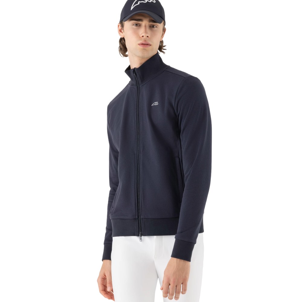 Equiline Eqebrek Sweatjacke Herren - blau, Größe S