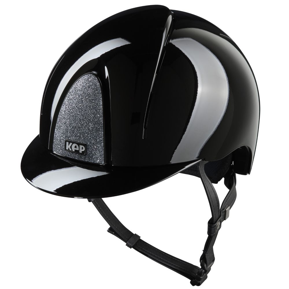 KEP Smart Nova Metal Polish Star Silver Reithelm - black, Größe L (59-62)