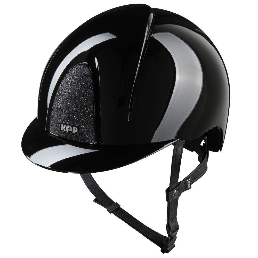 KEP Smart Nova Metal Polish Star Reithelm - black, Größe L (59-62)