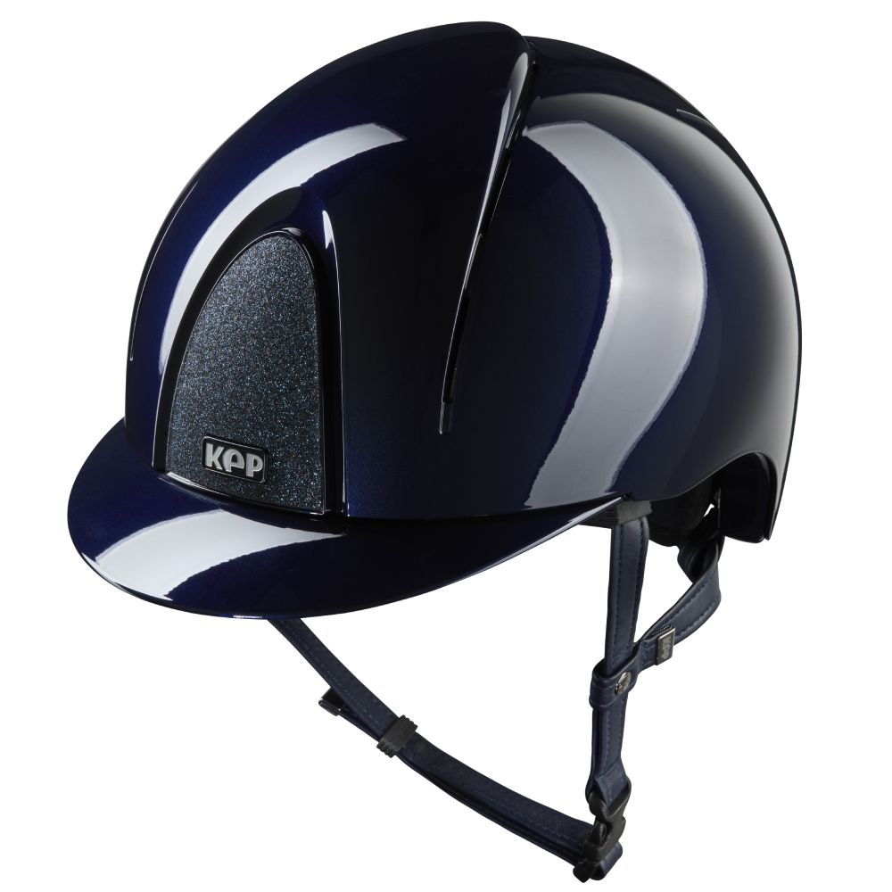 KEP Smart Nova Metal Polish Star Reithelm - blue, Größe M (51-58)