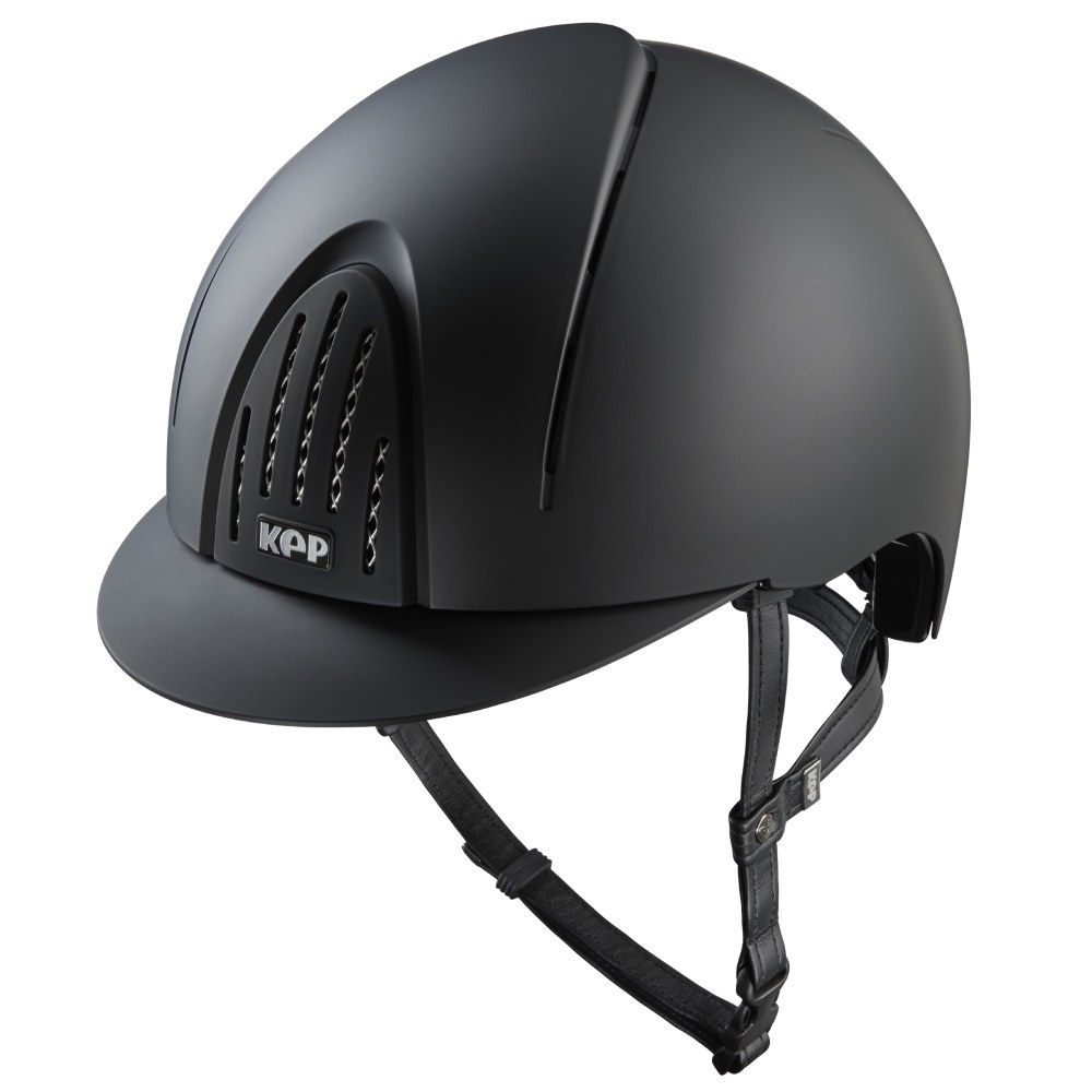 KEP Smart Nova Textile Reithelm - black, Größe M (51-58)