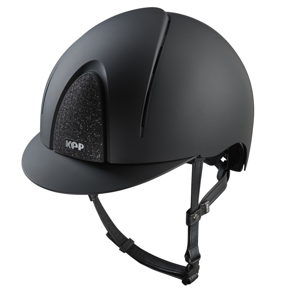 KEP Smart Nova Textile Star Reithelm - black, Größe M (51-58)