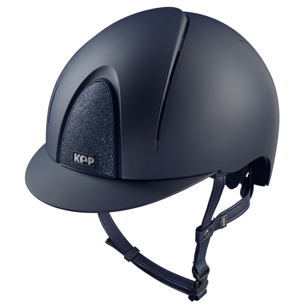 KEP Smart Nova Textile Star Reithelm - blue, Größe M (51-58)