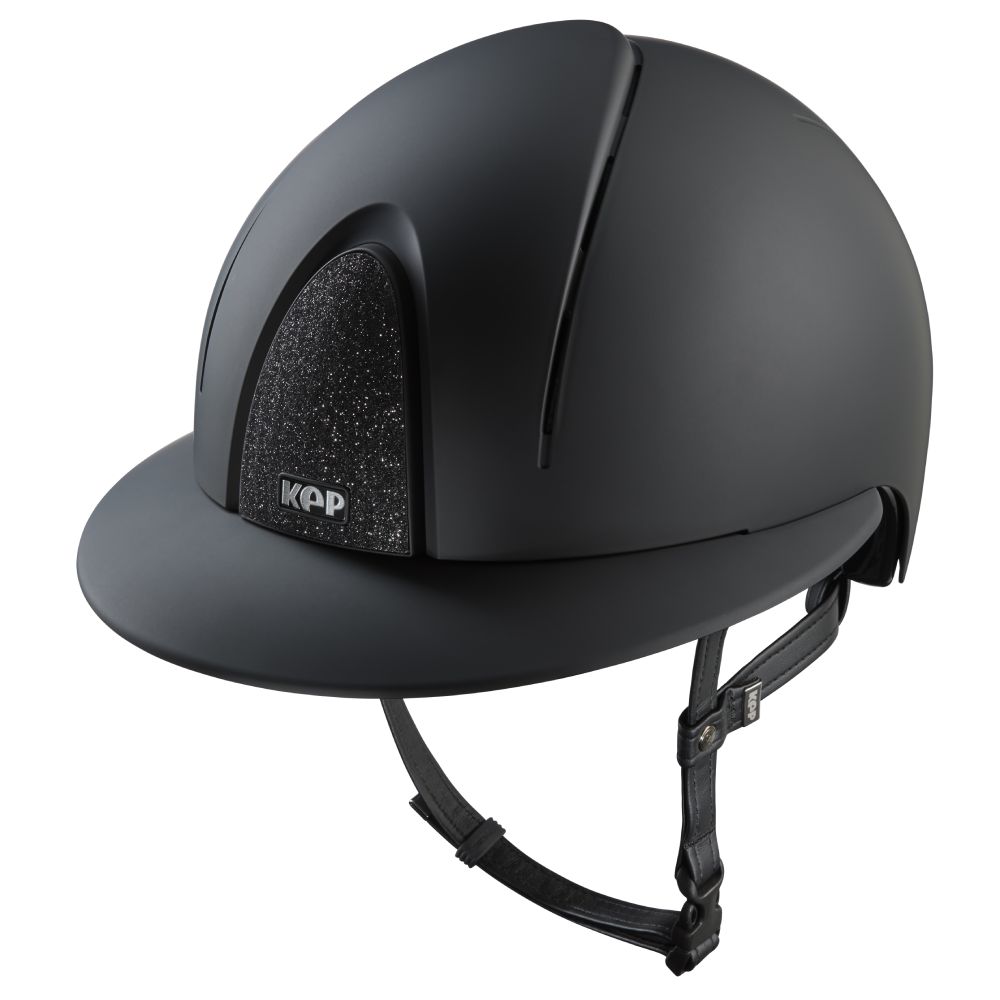 KEP Smart Nova Textile Polo Visor Star Reithelm - black, Größe M (51-58)