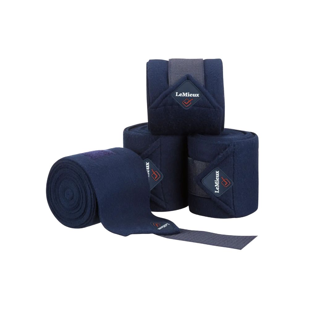 LeMieux Classic Polo Fleecebandagen - navy, Größe Warmblut