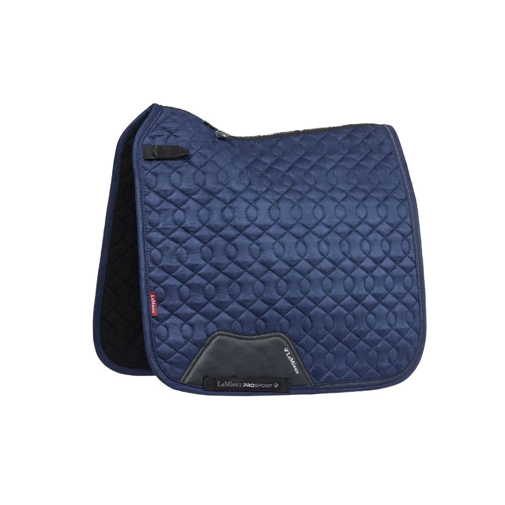 LeMieux Crystal Suede Dressurschabracke - navy, Größe S/M