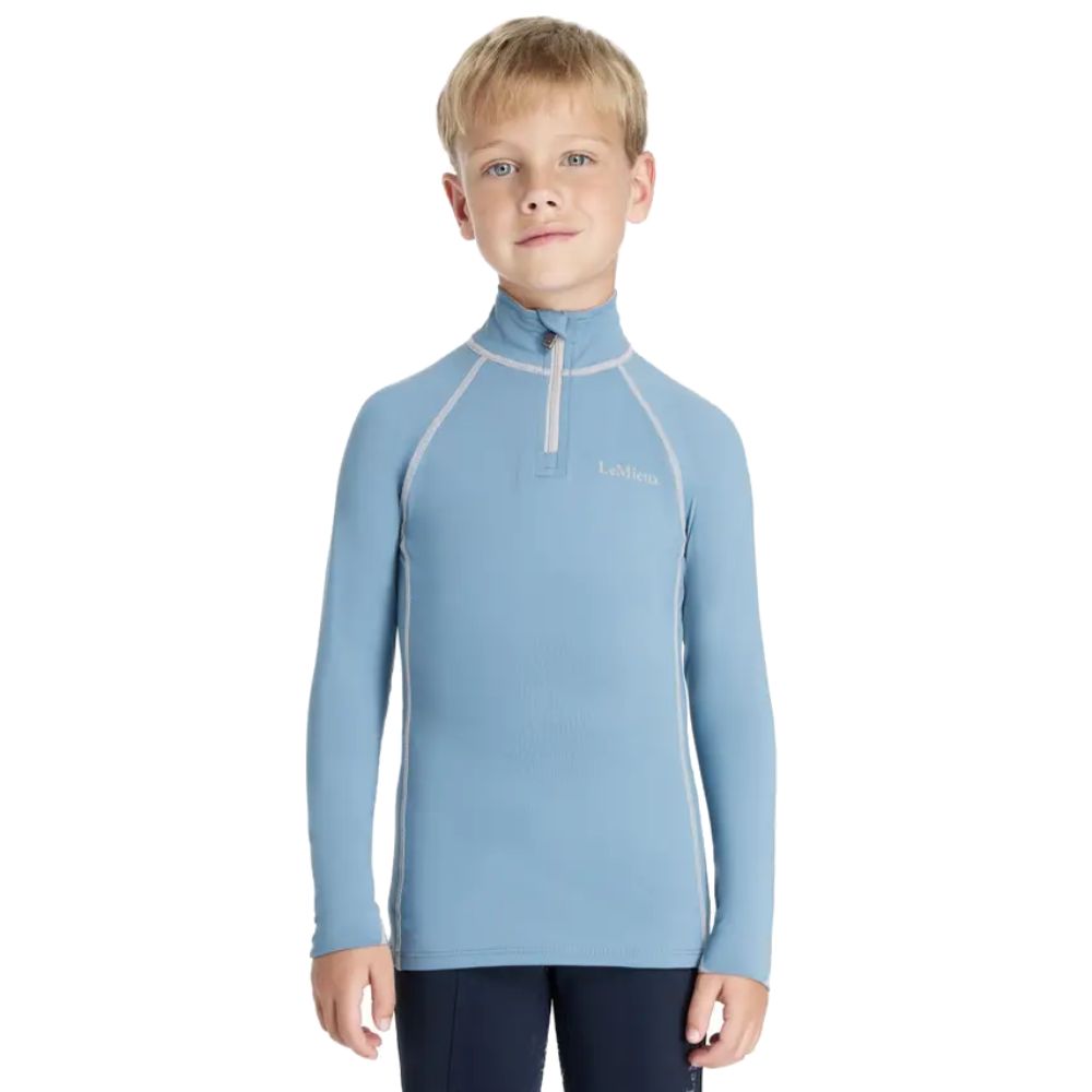 LeMieux Mini Classique Funktionsshirt Kinder - ice blue, Größe 140