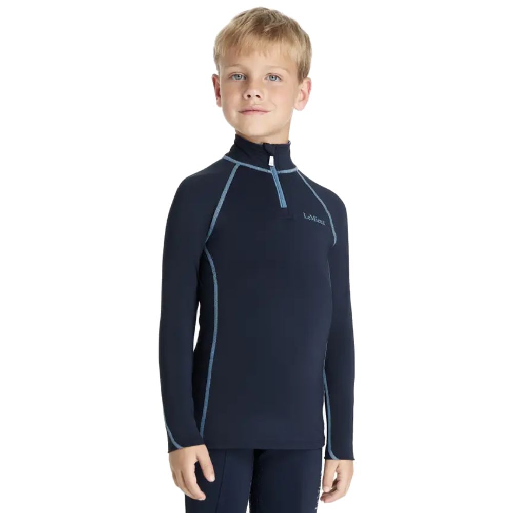 LeMieux Mini Classique Funktionsshirt Kinder - navy, Größe 104