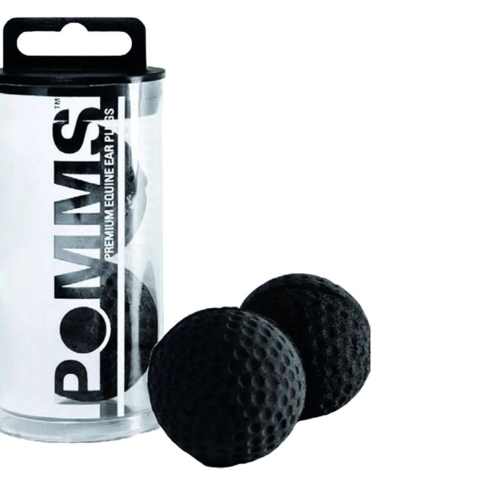 LeMieux POMMS Ohrstöpsel (10 Paar) - black, Größe Pony