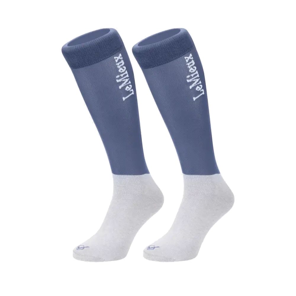 LeMieux Turnierstrümpfe Doppelpack Unisex - ice blue, Größe S