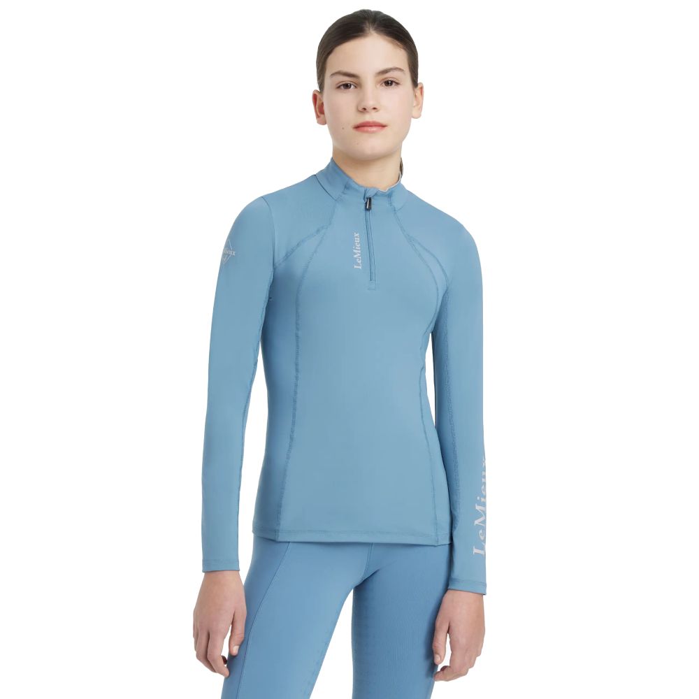 LeMieux Young Rider Classique Funktionsshirt Mädchen - ice blue, Größe 164
