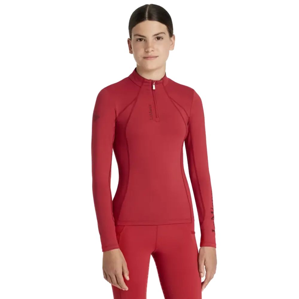 LeMieux Young Rider Classique Funktionsshirt Mädchen - chilli, Größe 152