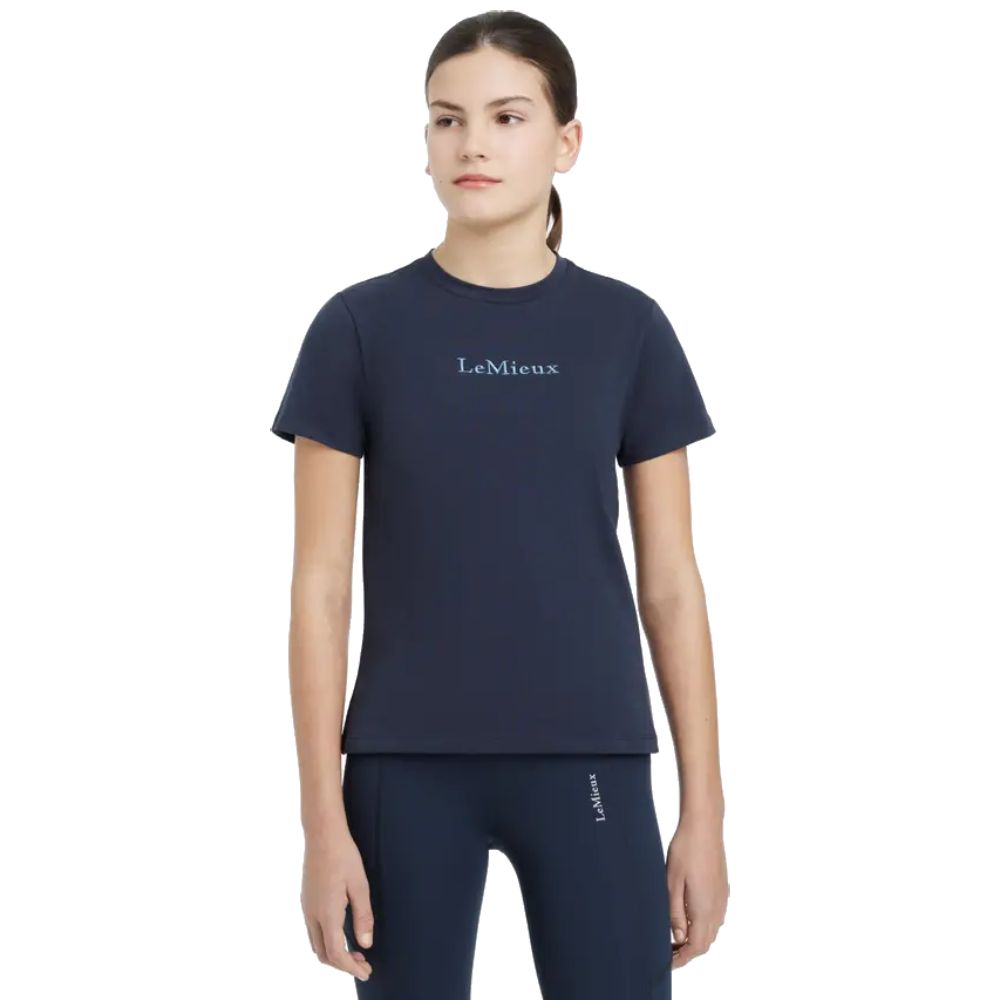 LeMieux Young Rider Classique T-Shirt Kinder - navy, Größe 140