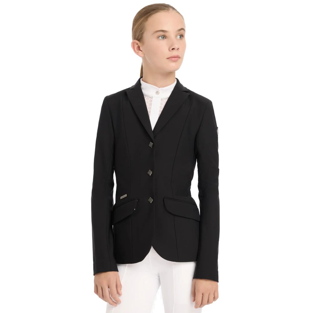 LeMieux Young Rider Kennedy Turnierjacket Kinder - black, Größe 128