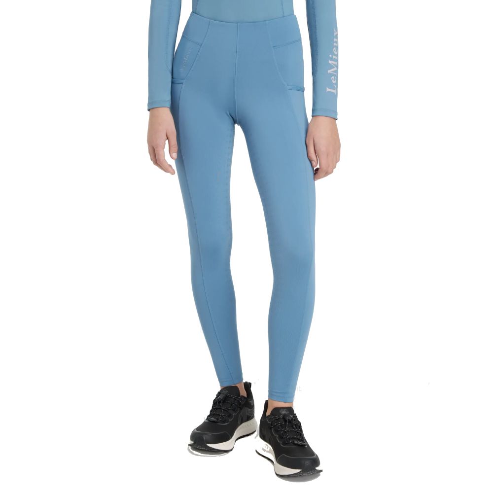 LeMieux Young Rider Orla Leggings Kinder - ice blue, Größe 164