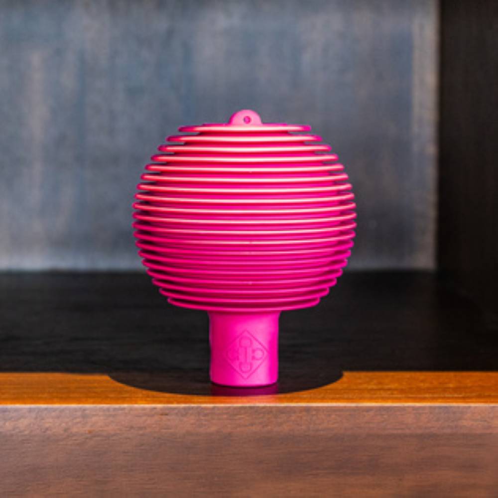 Grooming Deluxe Gummiball Pro für Führstrick- & Wandschutz - pink, Größe S