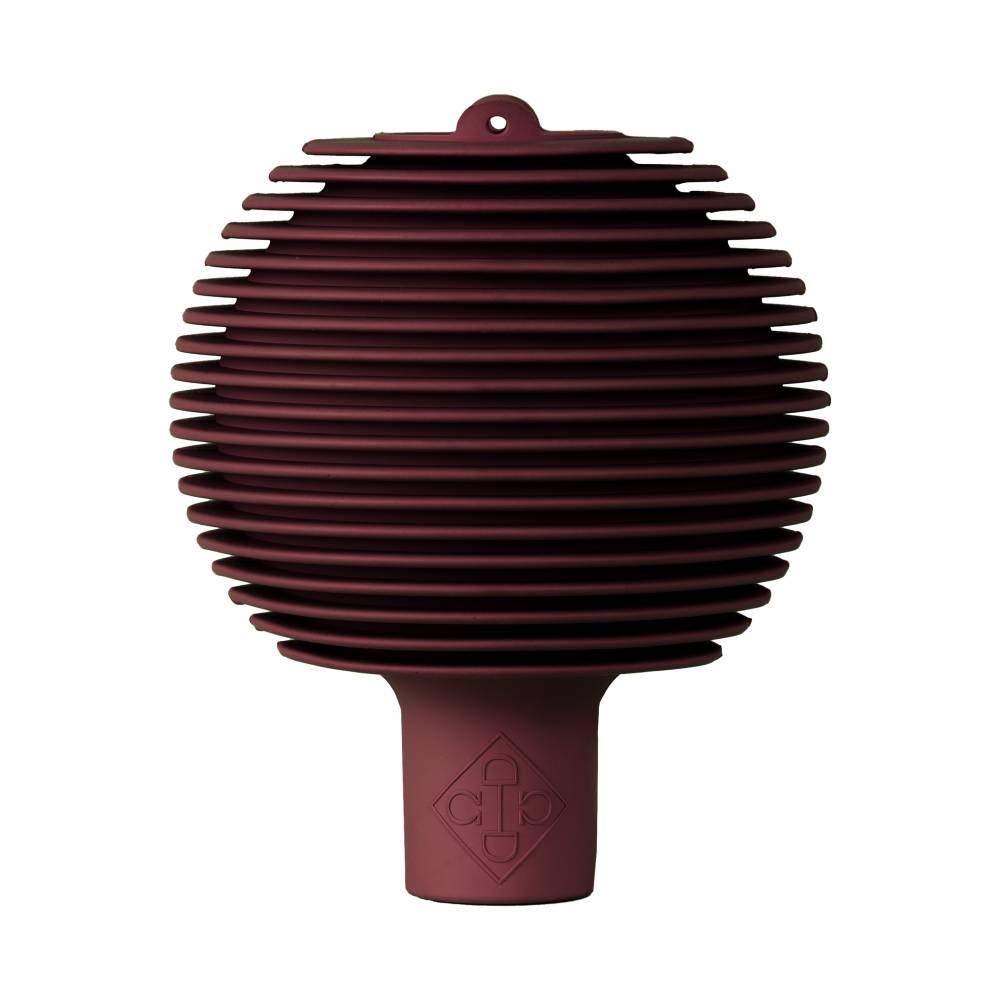 Grooming Deluxe Gummiball Pro für Führstrick- & Wandschutz - bordeaux, Größe S