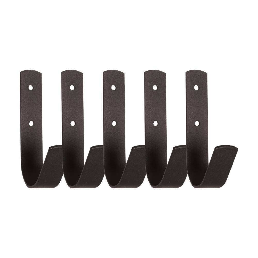 Grooming Deluxe kleine Haken 5er-Set - black