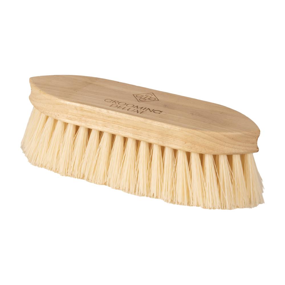 Grooming Deluxe Wooden classic brush short hard - Wurzelbürste - naturel