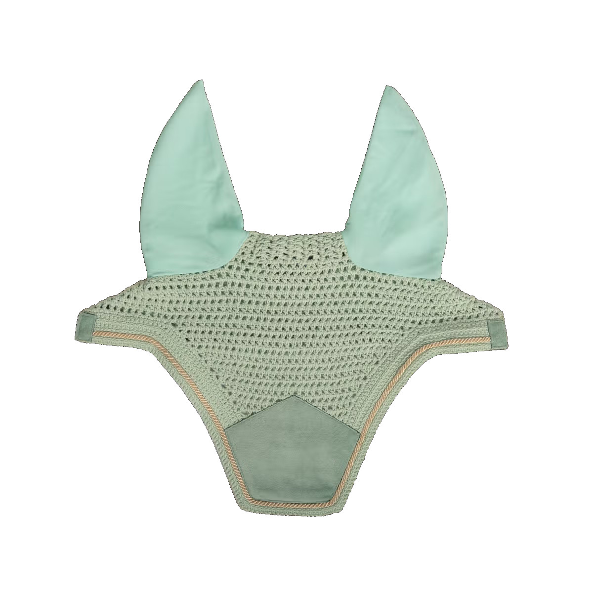 Kentucky Horsewear Fliegenohren Wellington soundless Velvet - mint, Größe Warmblut