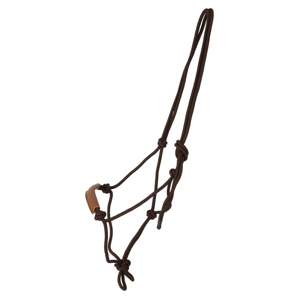 Grooming Deluxe Knotenhalfter - brown, Größe Warmblut