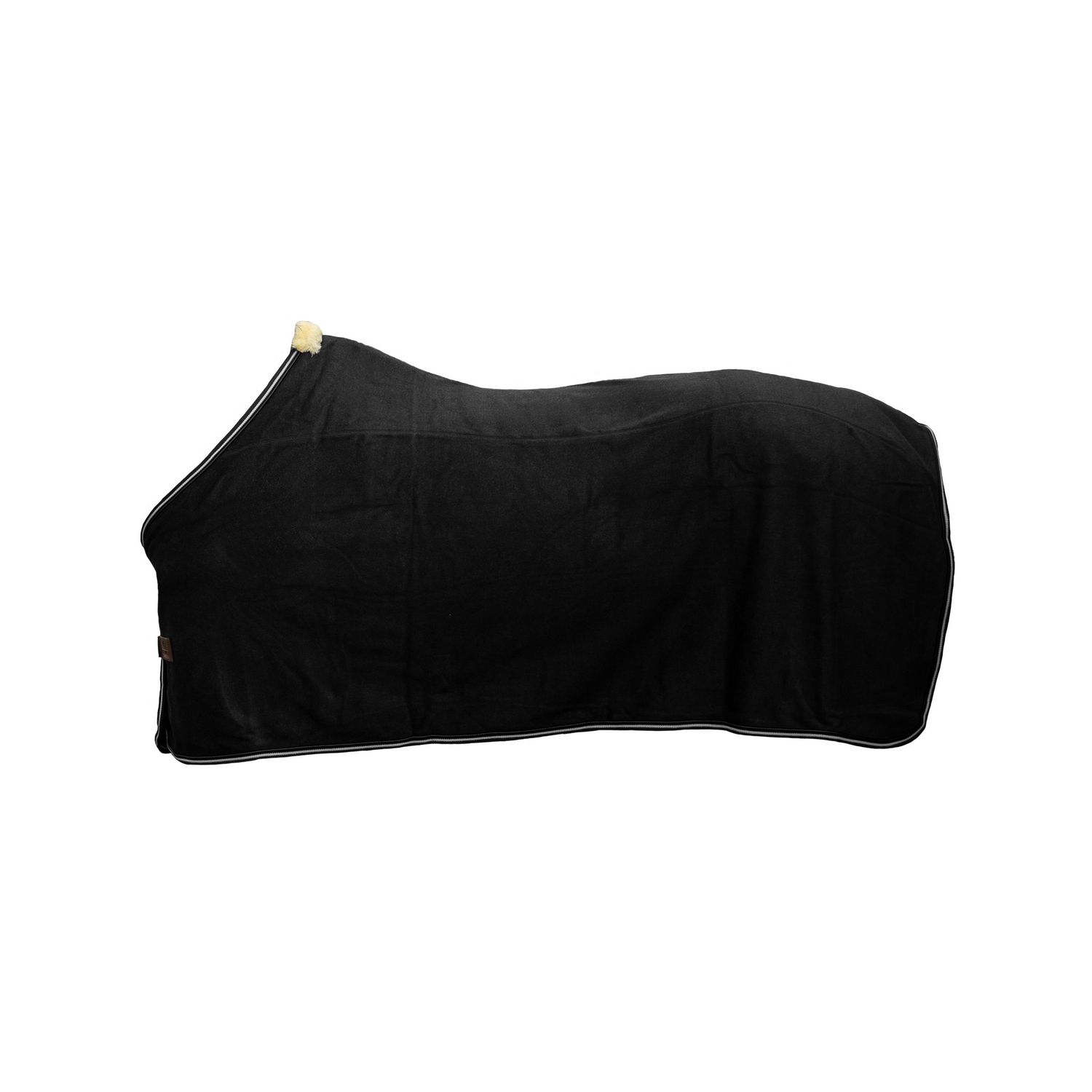 Kentucky Horsewear Fleece-Decke Heavy Melange - black, Größe 160 cm