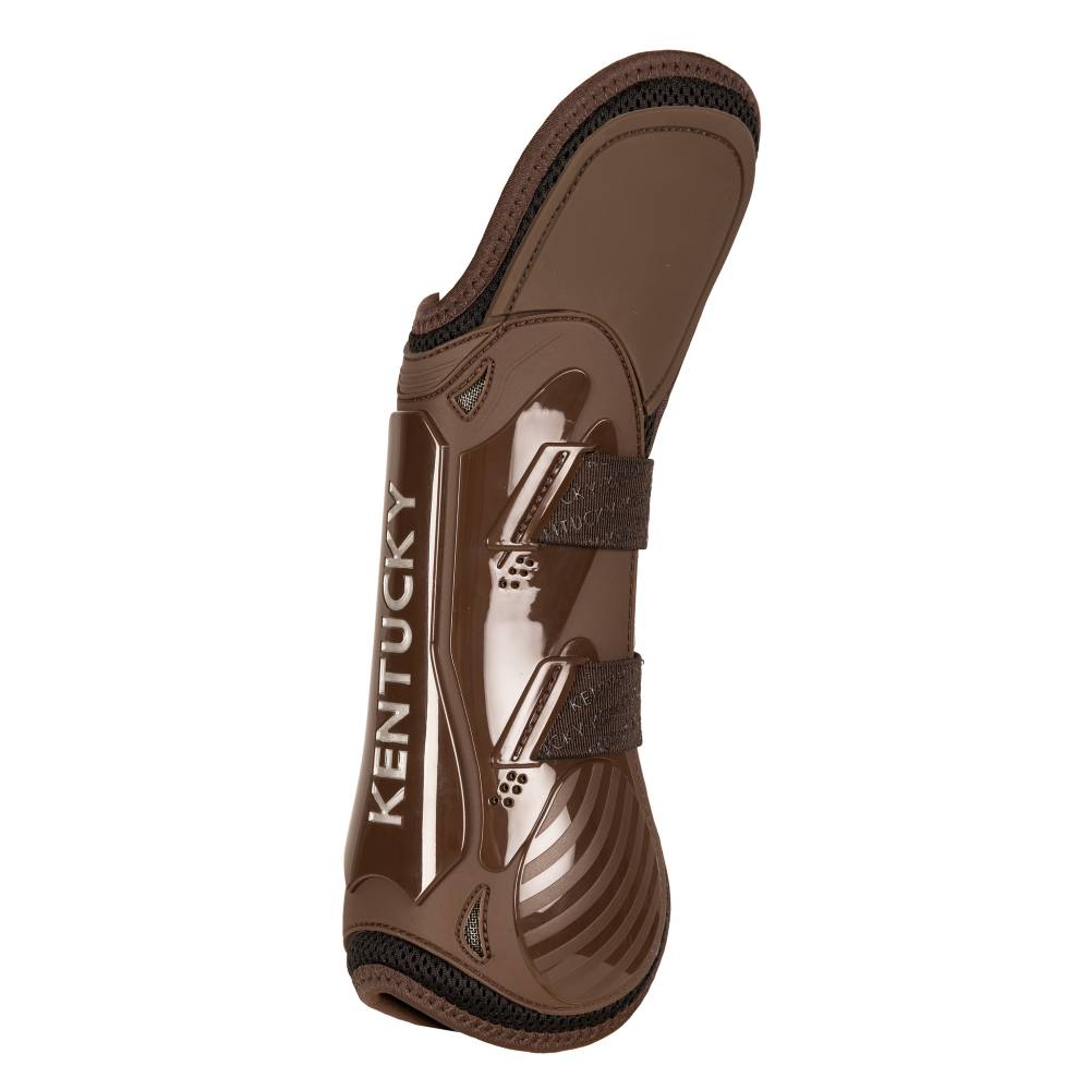 Kentucky Horsewear Gamaschen Elastic mit Gelenkschutz - brown, Größe M