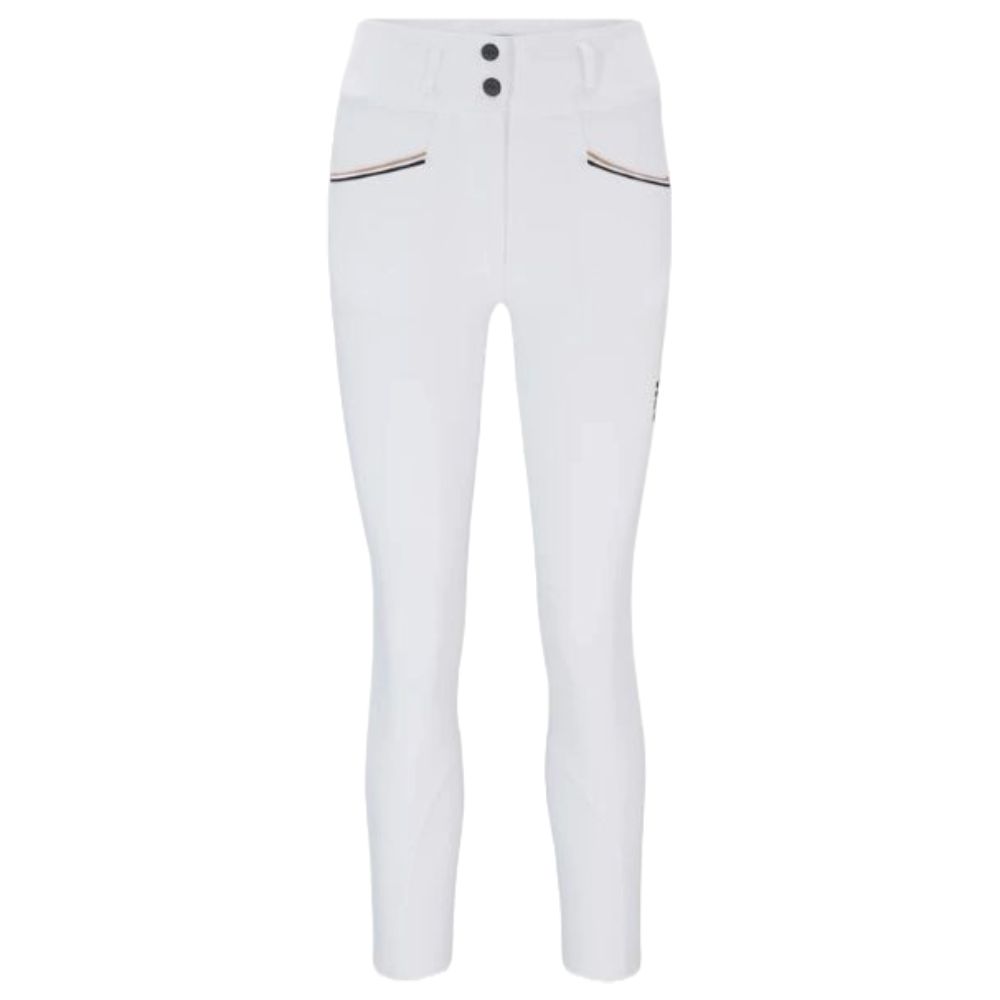 BOSS Equestrian Hannah High Waist Kniegrip Reithose Damen - white, Größe S