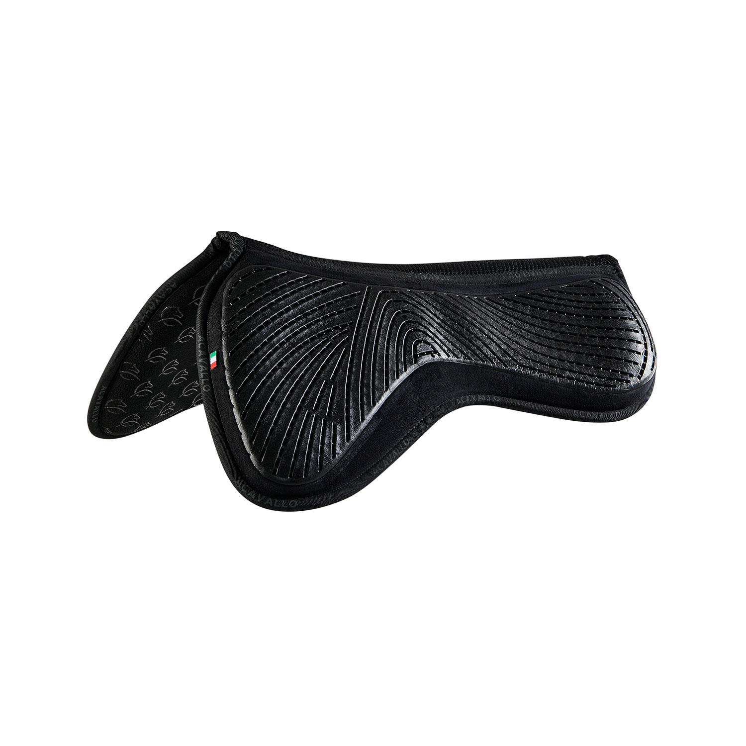 Acavallo Spine Free DoubleFace Gel+Memory+Silikon - schwarz, Größe L