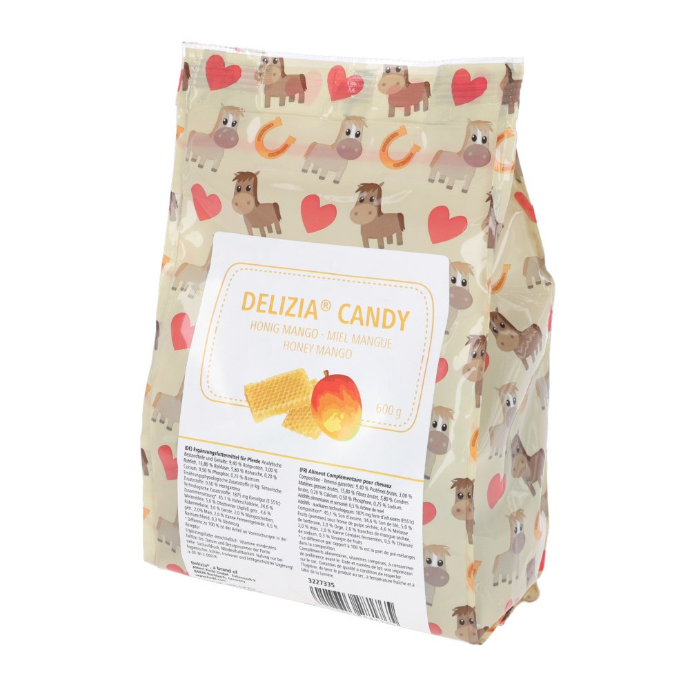 Delizia® Candy Pferdeleckerlis - Honig / Mango