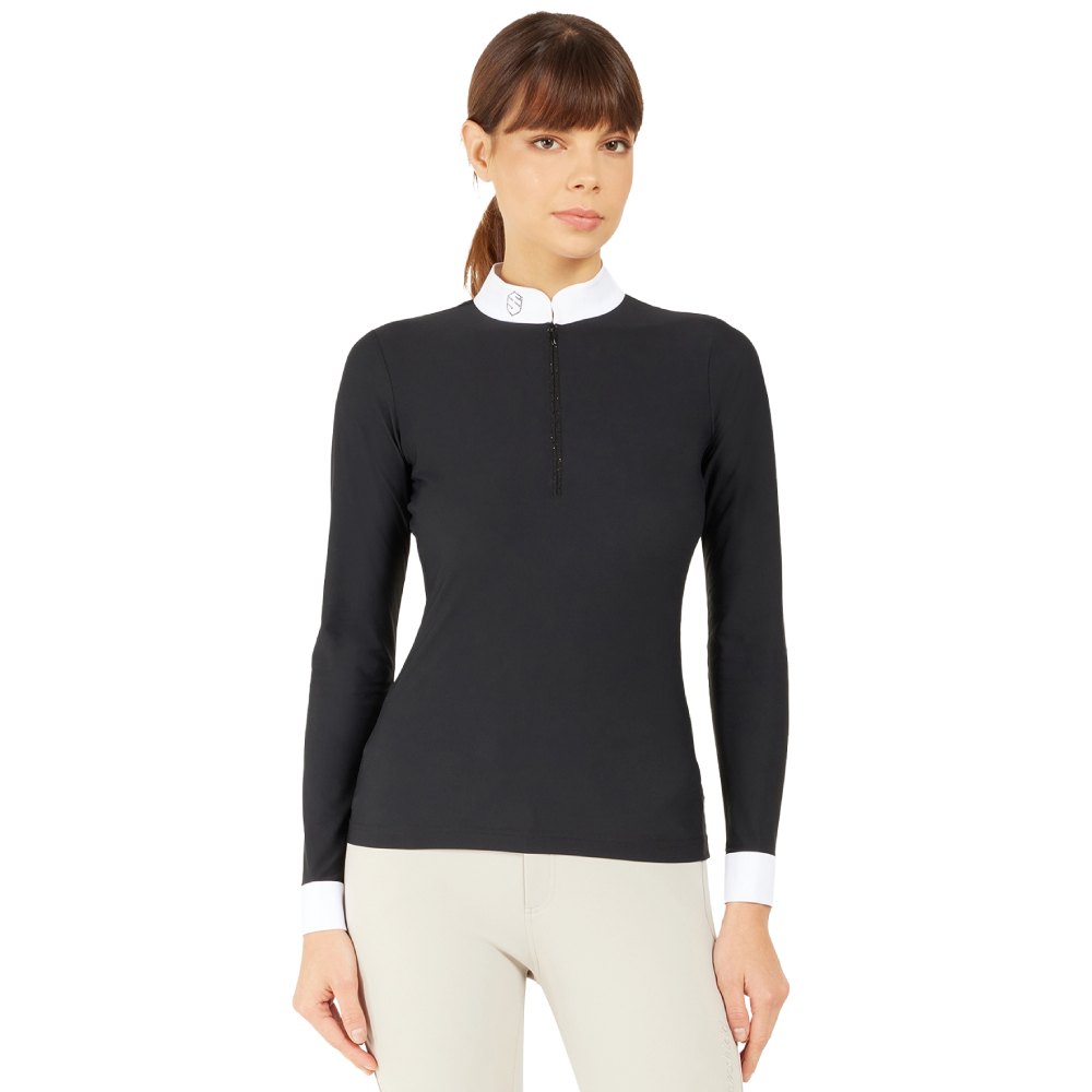 Samshield Aloise Turniershirt Damen - schwarz, Größe M