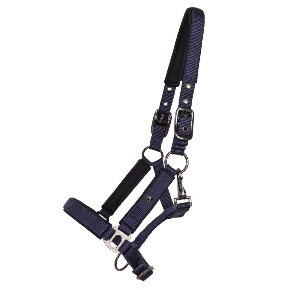 QHP Fohlen Halfter Deluxe - navy, Größe Pony