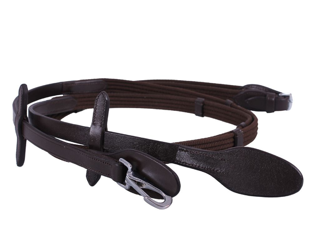 QHP Gurtzügel mit Clip - schwarz, Größe Pony